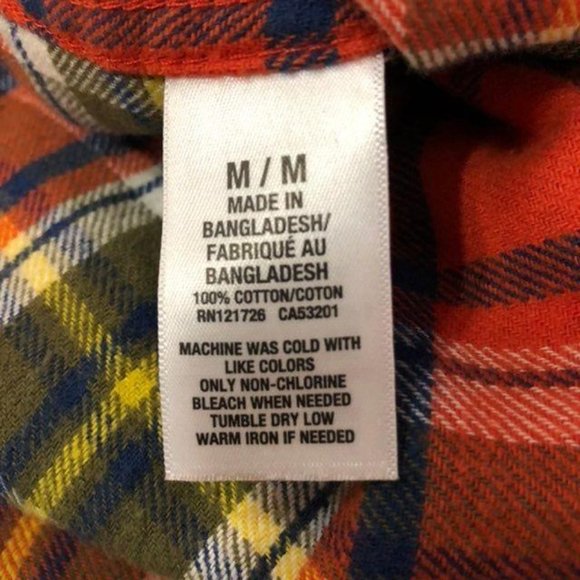 Aeropostale Plaid Flannel Men M Used - Picture 7 of 8